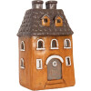 Decoración Casa Clayre & Eef 6MG0126 23x17x37 cm Naranja Gris