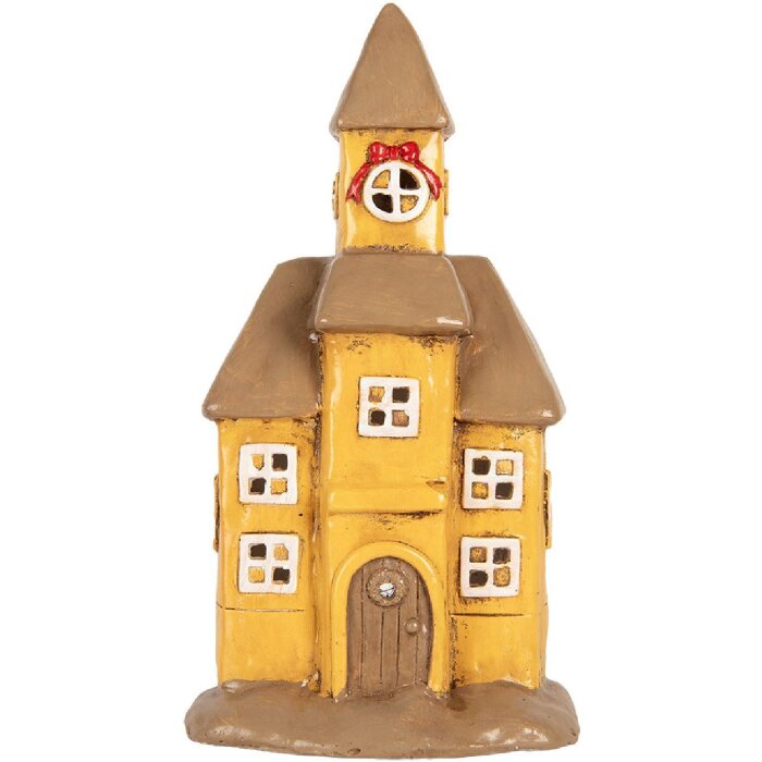 Decoración Casa Clayre & Eef 6MG0127 23x17x43 cm amarillo-marrón