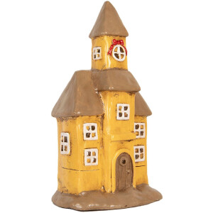 Decoración Casa Clayre & Eef 6MG0127 23x17x43 cm amarillo-marrón