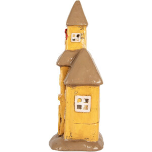 Decoración Casa Clayre & Eef 6MG0127 23x17x43 cm amarillo-marrón