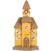 Decoración Casa Clayre & Eef 6MG0127 23x17x43 cm amarillo-marrón