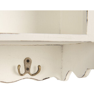 Armario de pared Clayre & Eef 5H0742 45x16x67 cm Blanco