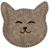 Clayre & Eef 66301 Cuenco de Fieltro Perro 15x16x4 cm