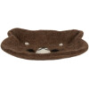 Clayre & Eef 66302 Cuenco de Fieltro Oso 15x13x3 cm marrón-blanco