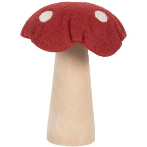 Hongo de fieltro Clayre & Eef 66303 14x14x17 cm...