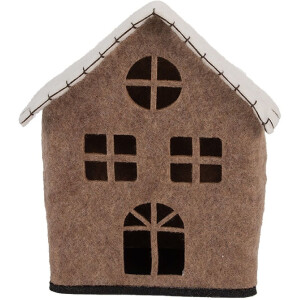 Casa de fieltro decorativa Clayre & Eef 66305 17x9x19...