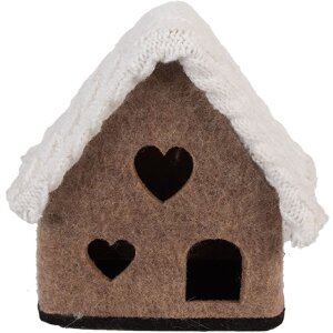 Casa de fieltro decorativa Clayre & Eef 66306...
