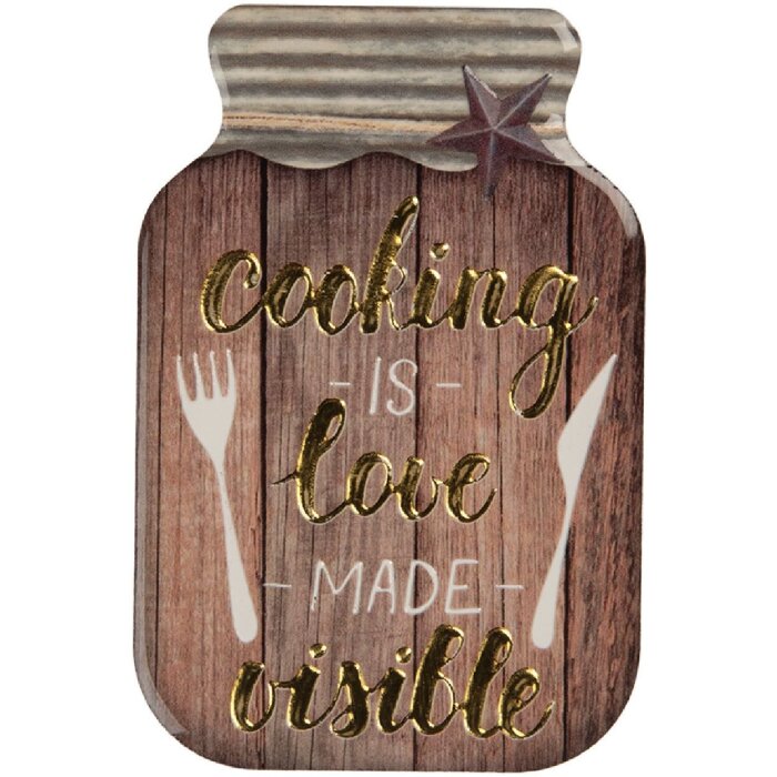 Clayre & Eef 66364 Imán 5x1x8 cm Marrón-Dorado