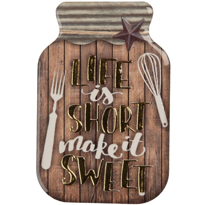 Clayre & Eef 66365 Imán 5x1x8 cm Marrón-Dorado