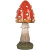 Clayre & Eef 6PR5747 Decoración Hongo Ø 5x12 cm Rojo Blanco