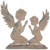 Ángel Decorativo Clayre & Eef 6Y5813 33x8x32 cm gris-beige