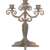 Candelabro Clayre & Eef 6Y5819 21x21x26 cm Gris-Beige