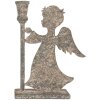 Candelabro Ángel Clayre & Eef 6Y5823 20x9x28 cm Gris Beige