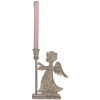 Candelabro Ángel Clayre & Eef 6Y5823 20x9x28 cm Gris Beige