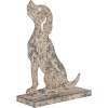 Decoración Perro Clayre & Eef 6Y5829 20x8x24 cm Gris Beige