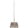 Clayre & Eef 6Y5830 Decoración Perro 16x8x19 cm Gris Beige