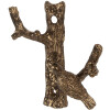 Gancho de pared Clayre & Eef 6Y5885 9x4x9 cm Dorado