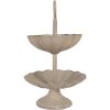 Etagere Ø 15x24 cm Clayre & Eef 6Y5886 Gris Beige