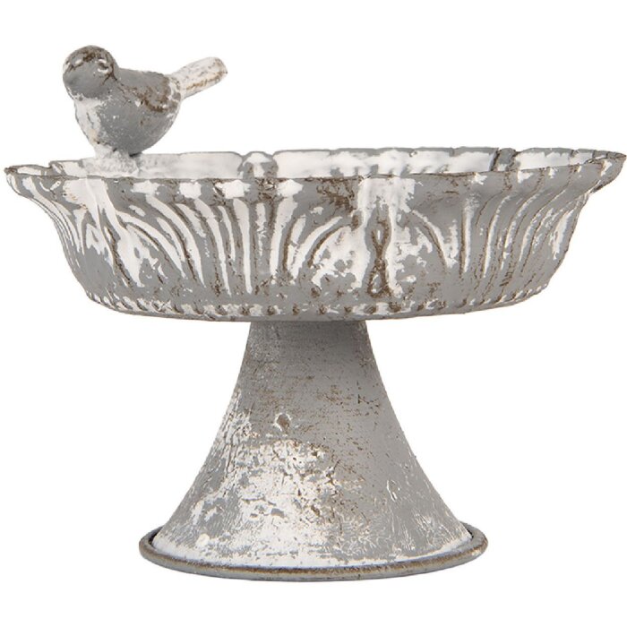 Etagere Clayre & Eef 6Y5887 13x12x10 cm Gris/Blanco