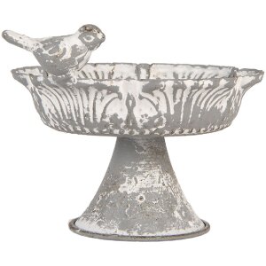 Etagere Clayre & Eef 6Y5887 13x12x10 cm Gris/Blanco