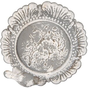 Etagere Clayre & Eef 6Y5887 13x12x10 cm Gris/Blanco