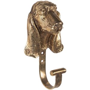 Clayre & Eef 6Y5890 Gancho de Pared 7x5x13 cm Dorado