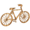 Perchero de pared Clayre & Eef 6Y5892 19x4x12 cm color dorado