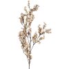 Flor artificial Clayre & Eef 5PL0200W 10x8x104 cm Blanco Marrón