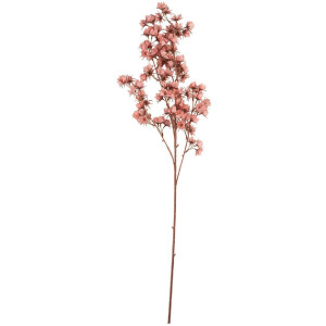 Flor artificial Clayre & Eef 5PL0201DP Rosa Marrón 10x10x86 cm