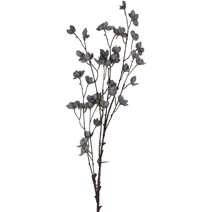 Flor artificial Clayre & Eef 5PL0202BL 8x8x110 cm Azul y Marrón