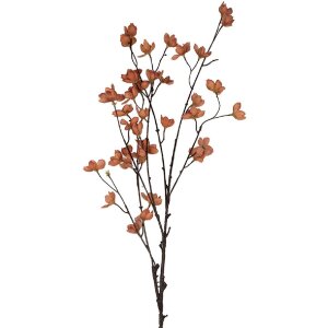 Flor artificial Clayre & Eef 5PL0202O 8x8x110 cm Naranja-Marrón
