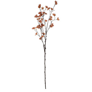 Flor artificial Clayre & Eef 5PL0202O 8x8x110 cm Naranja-Marrón