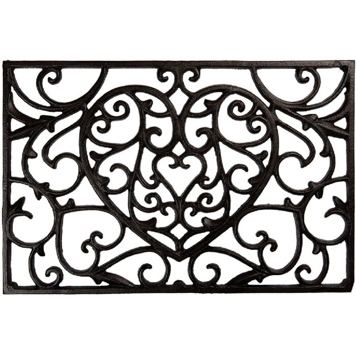 Alfombra para la Puerta de Hierro Clayre & Eef 5Y1290 59x39x2 cm Drausen Marrón