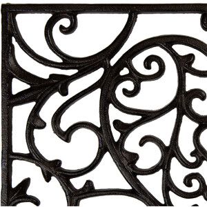 Alfombra para la Puerta de Hierro Clayre & Eef 5Y1290 59x39x2 cm Drausen Marrón