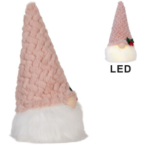 Decoración Gnomo con LED Clayre & Eef 66334...