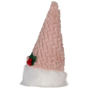 Decoración Gnomo con LED Clayre & Eef 66334 10x10x25 cm Rosa