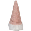 Decoración Gnomo con LED Clayre & Eef 66334 10x10x25 cm Rosa
