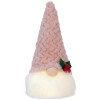 Decoración Gnomo con LED Clayre & Eef 66334 10x10x25 cm Rosa