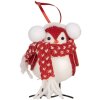 Decoración Pájaro Clayre & Eef 66341 12x7x10 cm