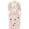 Clayre & Eef 6CE2220P Decoración Casa LED 11x10x24 cm Rosa-Gris