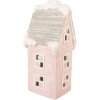 Clayre & Eef 6CE2220P Decoración Casa LED 11x10x24 cm Rosa-Gris