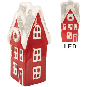 Clayre & Eef 6CE2220R Decoración Casa LED 11x10x24 cm