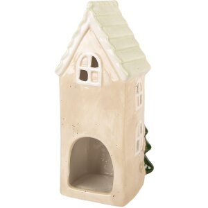 Clayre & Eef 6CE2221 Decoración Casa 9x8x20 cm Beige