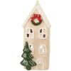 Clayre & Eef 6CE2221 Decoración Casa 9x8x20 cm Beige