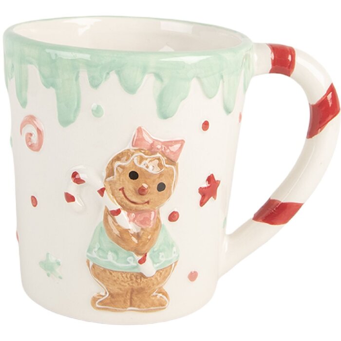 Clayre & Eef 6CEMU0195 Taza 13x10x10 cm 400 ml Cerámica