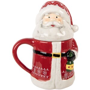 Clayre & Eef 6CEMU0196 Jarra 15x10x19 cm Roja y...