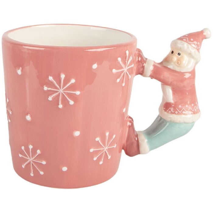 Clayre & Eef 6CEMU0200P Taza 15x10x11 cm 400 ml Cerámica