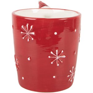 Taza Clayre & Eef 6CEMU0200R 15x10x11 cm 400 ml roja