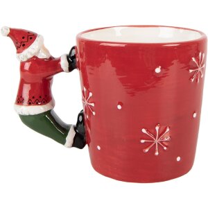 Taza Clayre & Eef 6CEMU0200R 15x10x11 cm 400 ml roja
