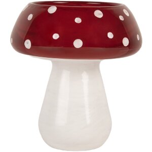 Clayre & Eef 6GL5198 Candelabro Hongo Ø 8x9 cm